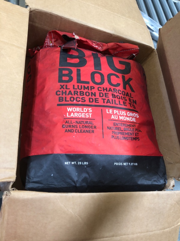 Photo 2 of Kamado Joe Big Block XL Natural Lump Charcoal - 20 Lbs - KJ-CHAR
