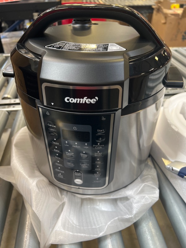 Photo 1 of COMFEE’ 6 Quart Pressure Cooker 12-in-1 