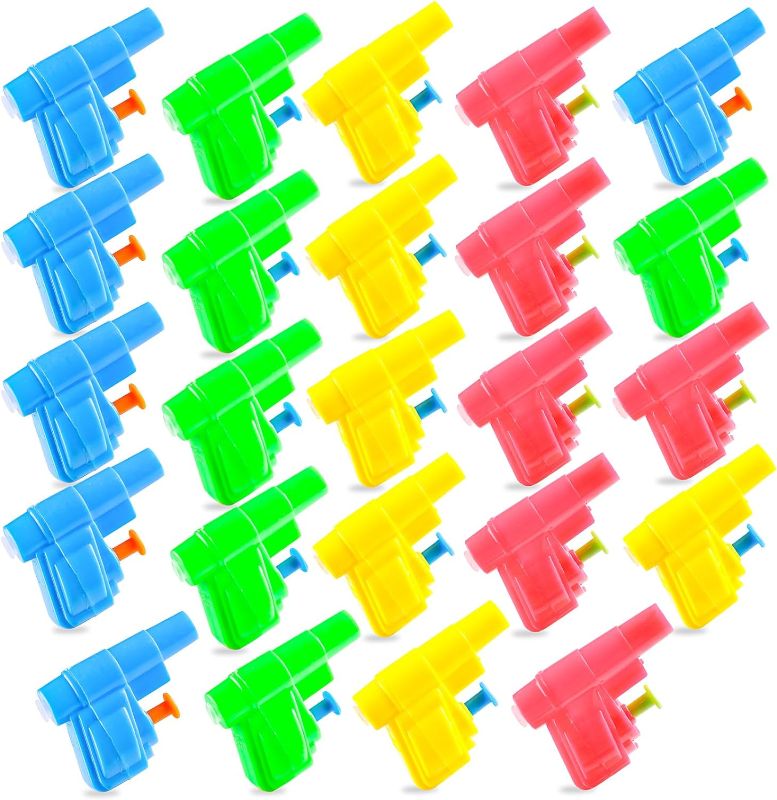 Photo 1 of Mini Water Guns Toy,Small Colourful Plastic Water Squirt Gun Toys for Swimming Pool Party Favors,Kids Summer Outdoor Game(Mini)