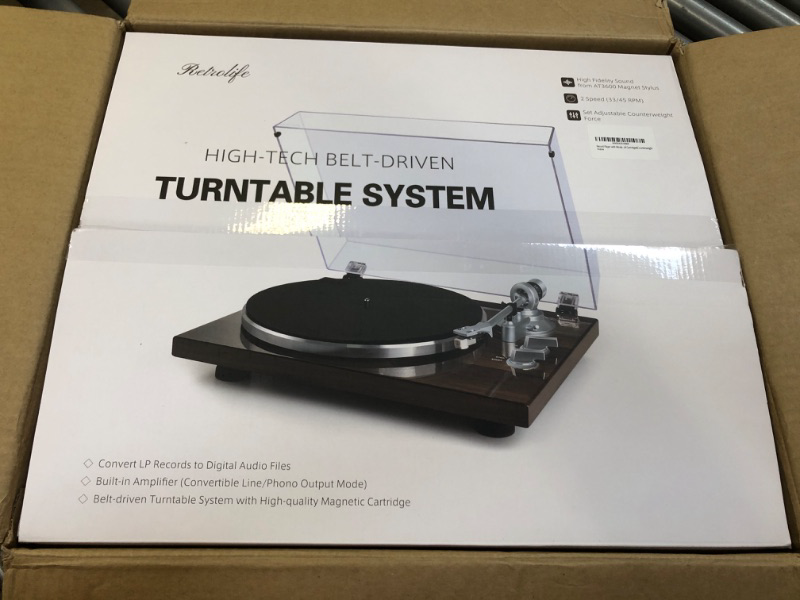 Photo 2 of HIGH-TECH BELT-DRIVEN TURNTABLE SYSTEM 