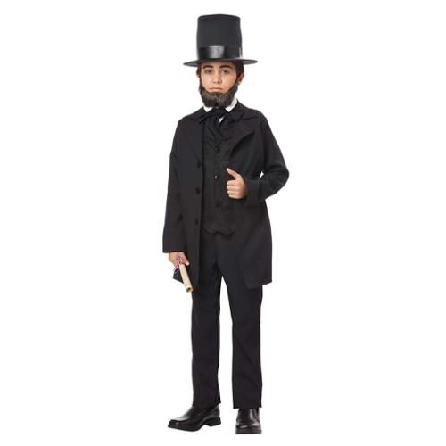 Photo 1 of Abraham Lincoln/ Frederick Doulgass Costume for Boys LARGE
