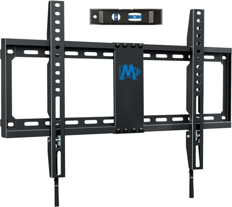 Photo 1 of Mounting Dream TV Mount Fixed for Most 42-84 Inch Flat Screen TVs, TV Wall Mount Bracket up to VESA 600 x 400mm and 132 lbs - Fits 16"/18"/24" Studs - Low Profile and Space Saving MD2163-K
