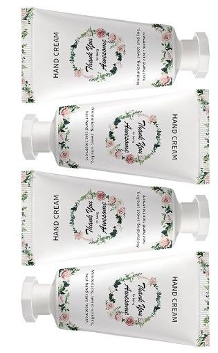 Photo 1 of 4 pack Thank You Hand Cream Gift for Women Hand Cream Hand Lotion Travel Size Hand Lotion Gifts for Coworkers Holiday Gift for Mother's Day Christmas(Elegant)
