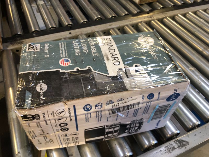 Photo 1 of Badger 5 Lift and Latch Standard Series 1/2 HP Continuous Feed Garbage Disposal Cordless