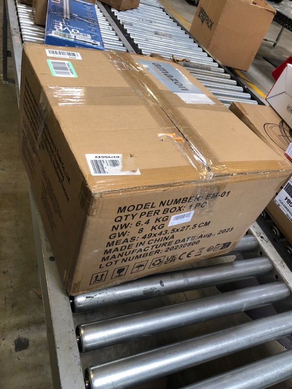 Photo 1 of Under Desk Elliptical Machine, Electric Seated Pedal Exerciser with Remote Control and LCD Display, Adjustable Speeds Leg Exerciser for Seniors and Adults EM01-Silver