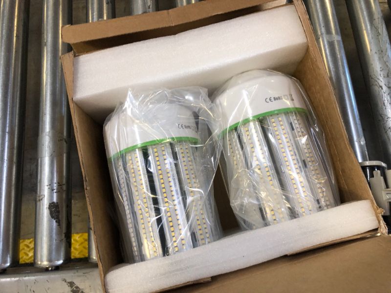 Photo 1 of 100W LED Corn Light Bulb 2Pack,400 Watt Metal Halide HID lamp Replacement,5000K E39 Mogul Base LED bulb for Street and Area Lighting Bay Light Fixture Wearehouse Workshop Garage Gyms