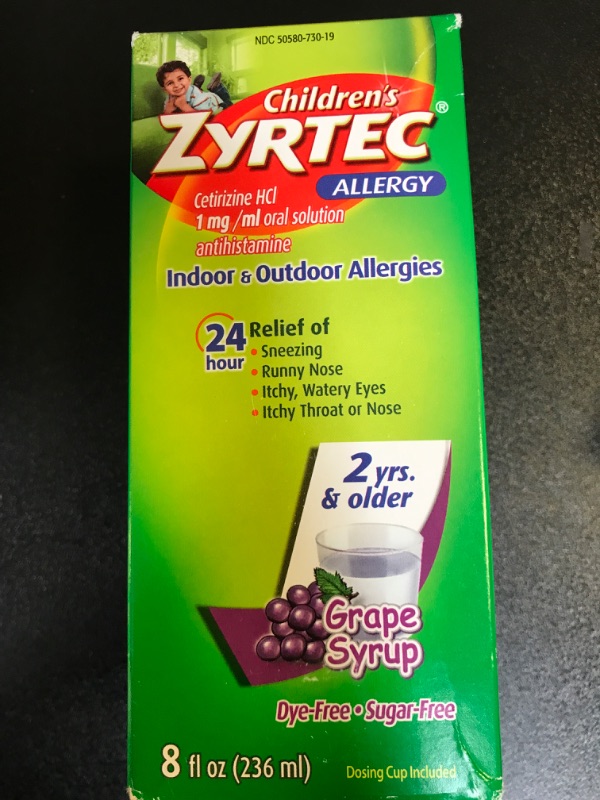 Photo 2 of 24 Hour Allergy Relief Syrup, Grape ex. 6-24