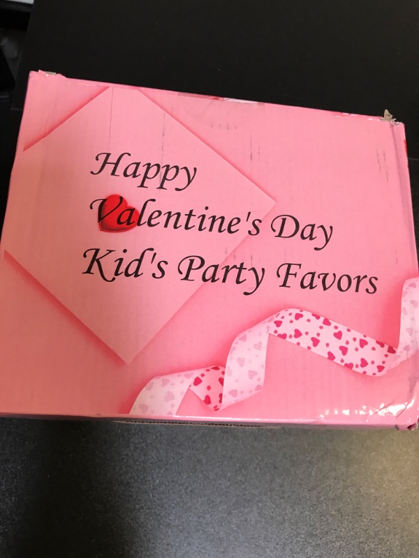 Photo 2 of 56 Pack Valentines Day Gifts with Cards for Kids,Mochi Squishy,Pop Keychain,Stamp,Clap Wristband,Valentine Basket Stuffers Kids Fidget Party Favors Classroom School Prizes Exchange Valentines Gifts