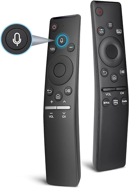 Photo 1 of Voice Replacement for Samsung-Smart-TV-Remote, BN59-1266A for Samsung Remote with Voice Function, with One Extra IR Remote for Complementary
