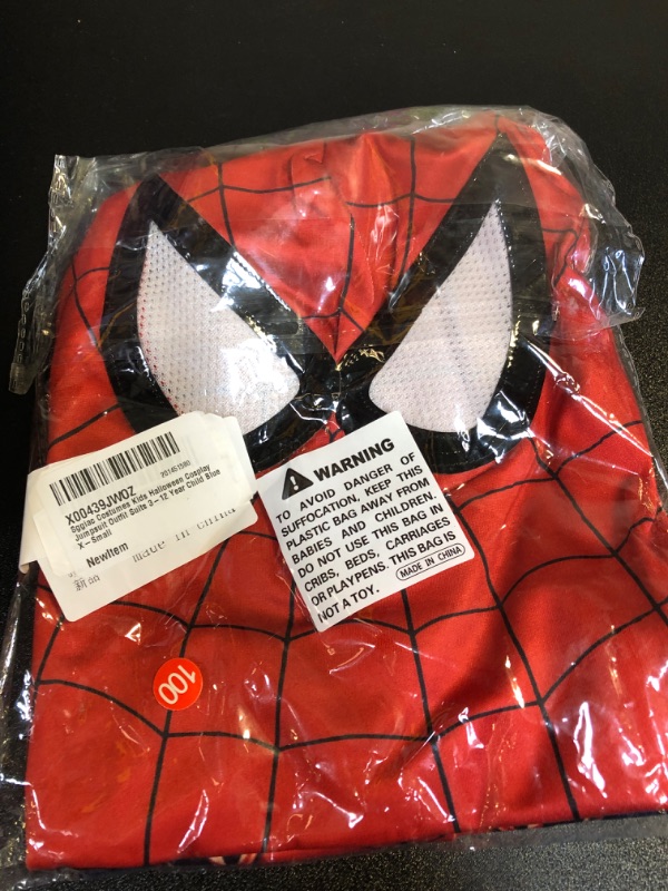 Photo 1 of boys spiderman costume - size 100