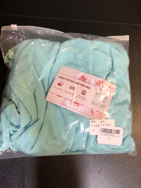 Photo 1 of Vssjavun Women’s Summer Spaghetti Strap Sexy Sleeveless Backless Bodycon Party Club Cocktail Dress Medium Lightblue