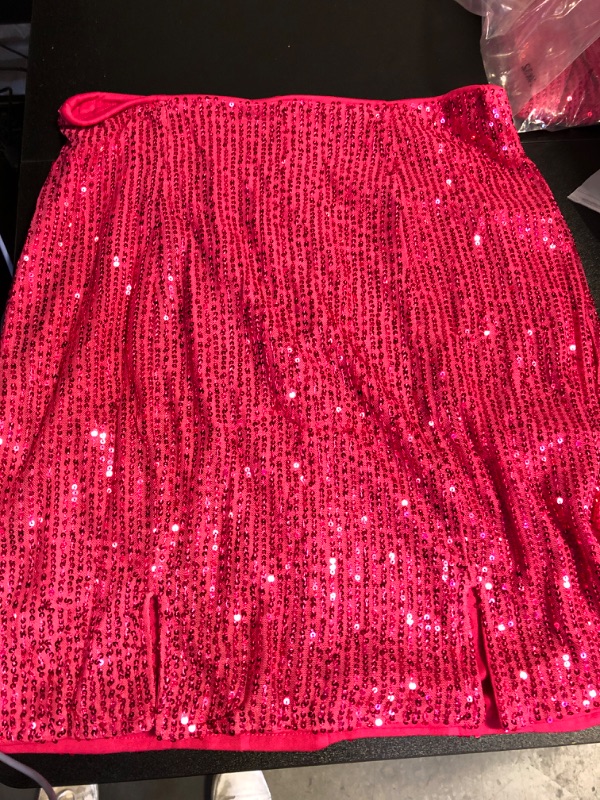 Photo 2 of kolagri women sequin sparkle skirt small