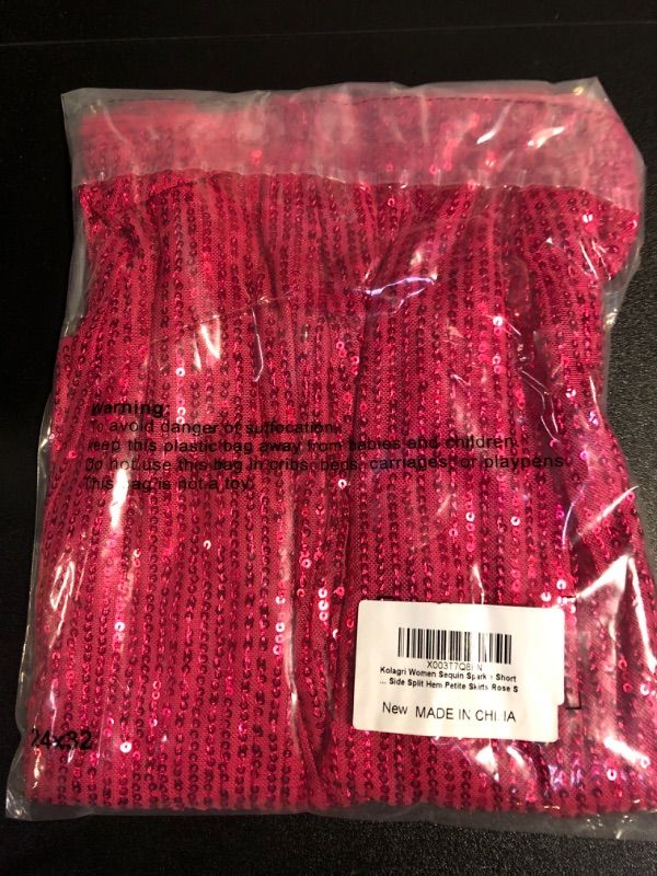 Photo 2 of kolagri women sequin sparkle skirt small