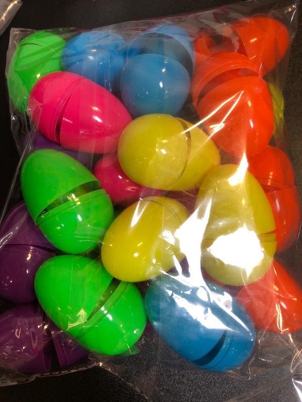 Photo 1 of 24 pack easter eggs with playdough toys 