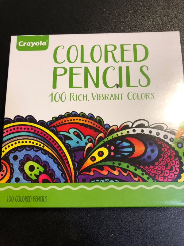 Photo 2 of Crayola Adult Colored Pencils (100ct), Premium Coloring Pencils, Gifts For Teens & Adults, Great For Adult Coloring Books.