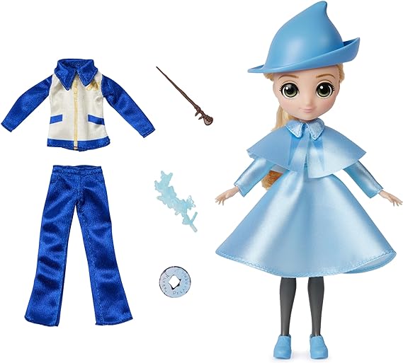 Photo 1 of Wizarding World Harry Potter, 8-inch Fleur Delacour 10-piece Doll Gift Set with 2 Outfits and 8 Doll Accessories, Kids Toys for Ages 6 and up
