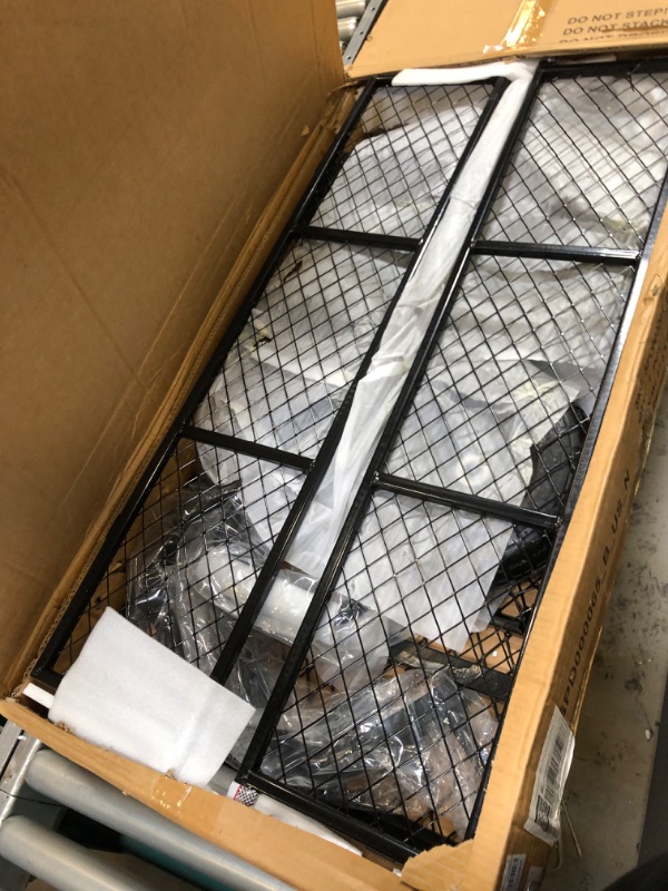 Photo 1 of Homdox Steel Garden Cart 680 lbs Capacity Heavy Duty Garden Wagons,with Removable Steel Mesh Sides to Convert into Flatbed,Utility Metal Wagon w/ 180°Rotating Handle (Black, 680lbs) 680lbs Black