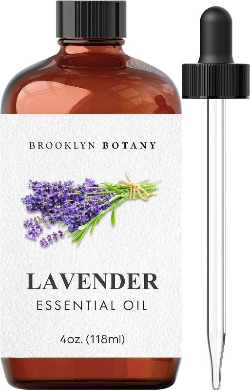 Photo 1 of 

Brooklyn Botany Lavender Essential Oil - Huge 4 Fl Oz - 100% Pure and Natural - Premium Grade with Dropper - for Aromatherapy and Diffuser
