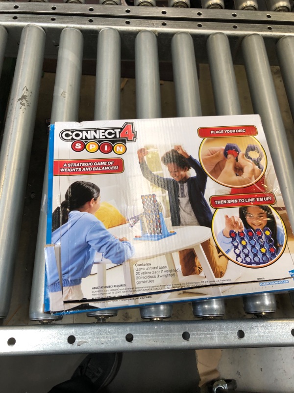 Photo 1 of Hasbro Gaming Connect 4 Spin Game, Features Spinning Connect 4 Grid, 2 Player Board Games for Family and Kids, Strategy Board Games, Ages 8 and Up Multicolored