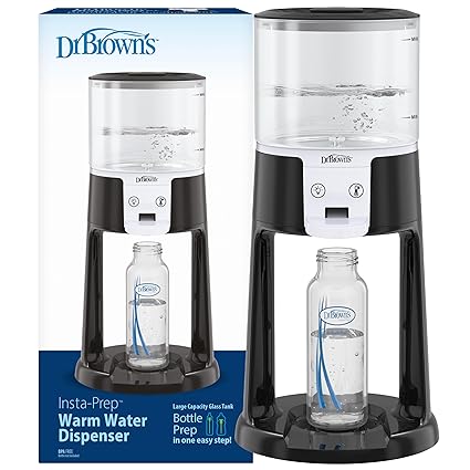 Photo 1 of Dr. Brown's Insta-Prep Warm Water Dispenser to Instantly Prepare Baby’s Formula Bottle,Large Capacity Glass Tank with 3 Temperature Settings,Black
