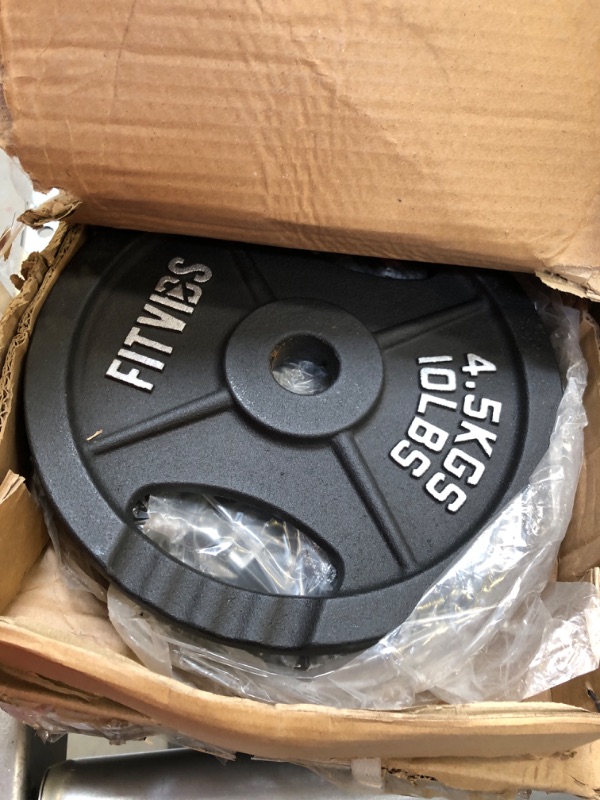 Photo 2 of  4.5kgs 10lbs Fitvids Cast Iron Plate Weight Plate Set of 4