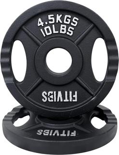 Photo 1 of  4.5kgs 10lbs Fitvids Cast Iron Plate Weight Plate Set of 4