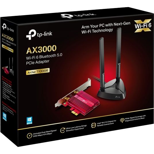 Photo 1 of TP-Link Archer TX3000E AX3000 Wi-Fi 6 Adaptateur PCIe Bluetooth 5.0
