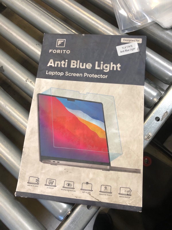 Photo 3 of 2-Pack 15.6 Inch Laptop Screen Protector -Blue Light and Anti Glare Filter, FORITO Eye Protection Blue Light Blocking & Anti Glare Screen Protector for 15.6" with 16:9 Aspect Ratio Laptop