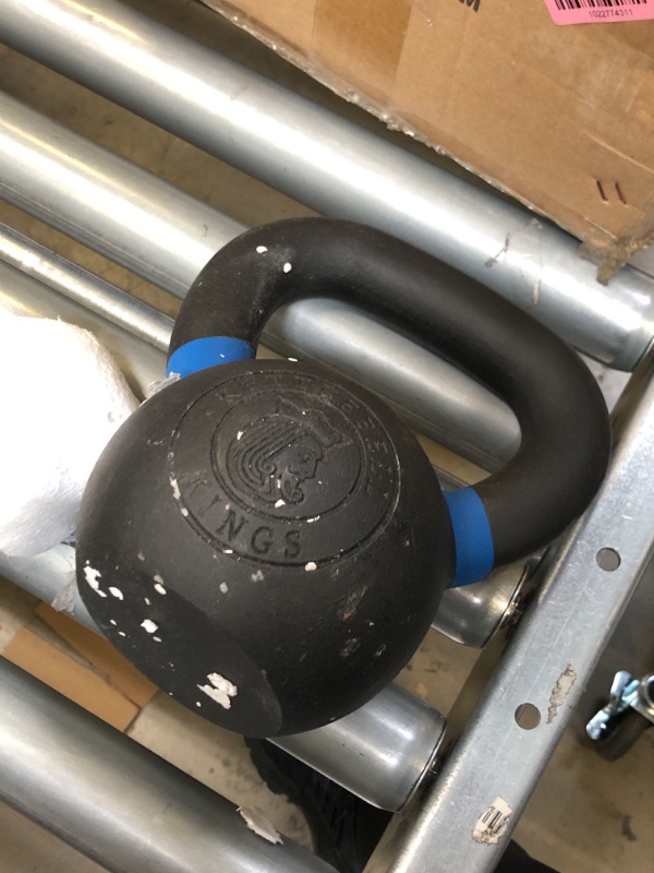 Photo 2 of 25 lbs Kettlebell Kings | Kettlebell Weights | Powder Coat Kettlebell Weights For Women & Men | Powder Coating for Durability, Rust Resistance & Longevity | Weighted in Kilograms
