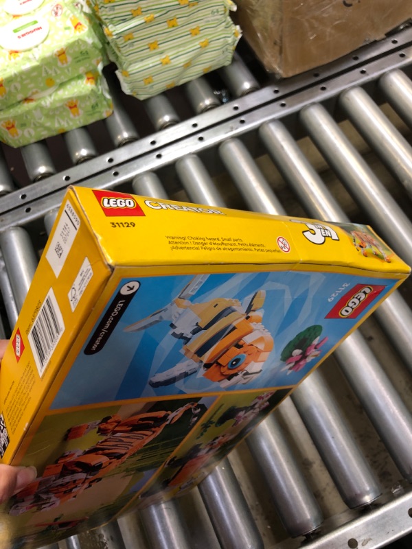Photo 1 of LEGO Creator 3 in 1 Majestic Tiger Building Set, Transforms from Tiger to Panda or Koi Fish Set, Animal Figures, Collectible Building Toy, Gifts for Kids, Boys & Girls 9 Plus Years Old, 31129 Multicolor