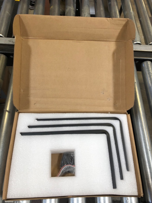 Photo 1 of LCGP Countertop Support Brackets, 3-Pack 10" Solid Heavy Duty Steel Hidden L-Shaped Kitchen Island Countertop Brackets for Granite, Quartz, Marble,Concrete and Laminate Countertop DIY Projects 10 Inch