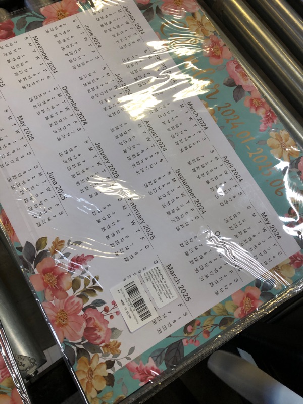 Photo 2 of 5 PACK Monthly Large Desk Calendar 2025 - Calendar from Apr.. 2025, with Holiday Watercolor Design for Office School Home
 