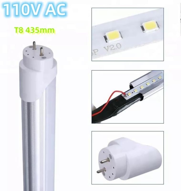 Photo 1 of  3000K LED Tube T8 110V AC 18inch/18 Length 7W 3000K Warm White T8 LED Replacement Tube Light