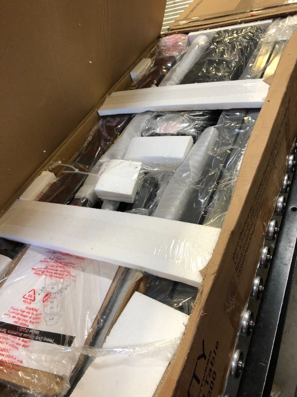 Photo 1 of Advanced Heat and Massage Heavy Duty Inversion Table, Folding Heavy Duty Inversion Table with Adjustable Headrest & Comfortable Ankle Holders, Back Inverter/Strength Training, 300 Lbs