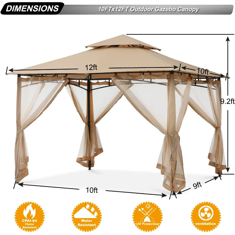 Photo 1 of 10'x12' Patio Gazebo