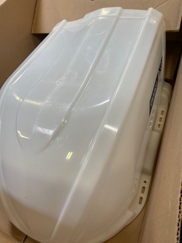 Photo 2 of Camco XLT High Flow Roof Vent Cover, Opens for Easy Cleaning, Aerodynamic Design, Easily Mounts to RV with Included Hardware-White (40446) White Standard Packaging XLT