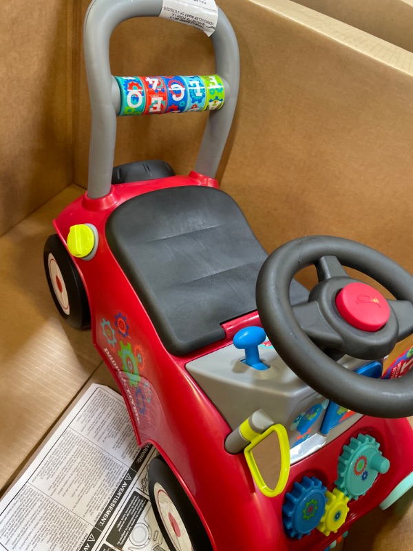 Photo 2 of Radio Flyer Busy Buggy, Sit to Stand Toddler Ride On Toy, Ages 1-3, Red Kids Ride On Toy