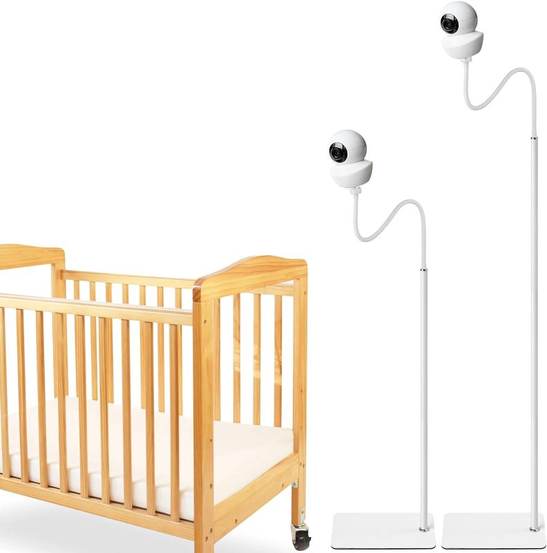 Photo 1 of iTODOS Baby Monitor Floor Stand Holder Compatible with Babysense Video Baby Monitor V43/ HDS2/ V24R,Keep Baby Away from Touching,Strong and Heavy Metal Materials,More Safety
