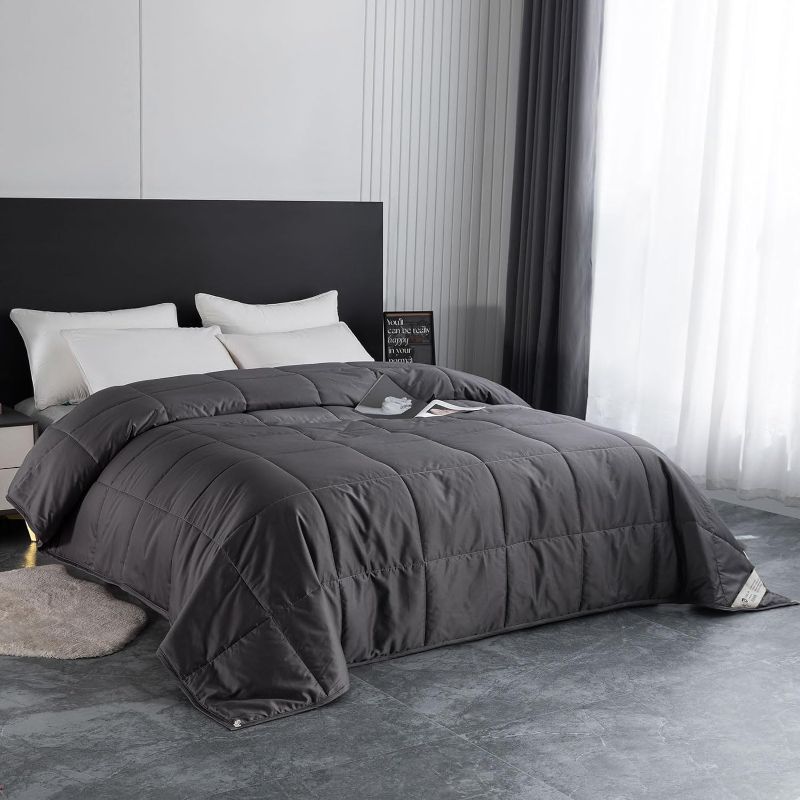 Photo 1 of comforter gray size unknown 