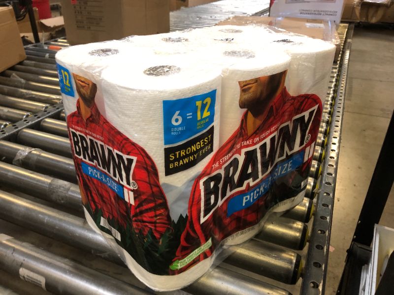 Photo 2 of Brawny® Pick-A-Size® Paper Towels, 6 Double Rolls 