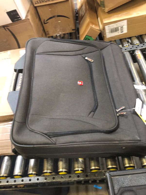 SwissGear 7895 Premium Rolling Garment Bag, Bonus Hanging Feature, Men