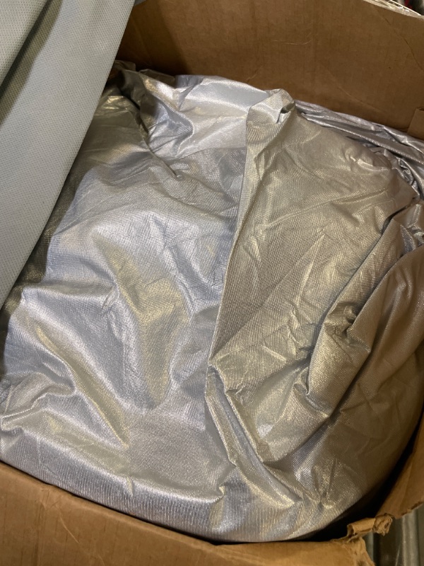 Photo 2 of Koukou SUV Car Cover Custom Fit Honda Pilot from 2002 to 2023, Waterproof All Weather for Automobiles, Sun Rain Dust Snow Protection. ?Ships from US Warehouse, Arrive Within 3-7 Days Custom fit Honda Pilot from 2002 to 2022 silver-Aluminum