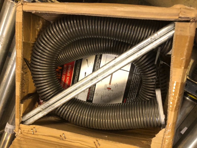 Photo 2 of Garage Door Torsion Springs 2'' (Pair) with Non-Slip Winding Bars,High Quality Coated Torsion Springs with a Minimum of 18,000 Cycles (0.218X2''X24'')