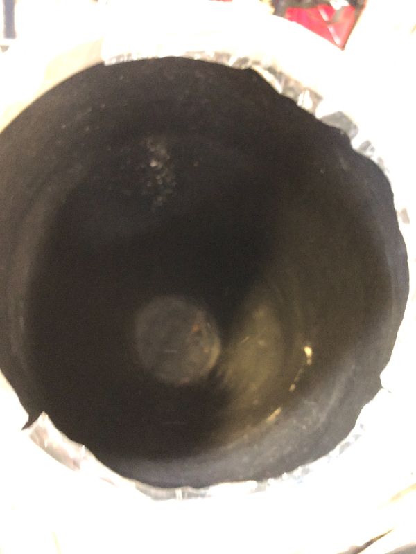 Photo 3 of 13 in. Clovis Medium Gray Smooth Cement Composite Round Cylinder Planter (13 in. D x 25.5 in. H)
