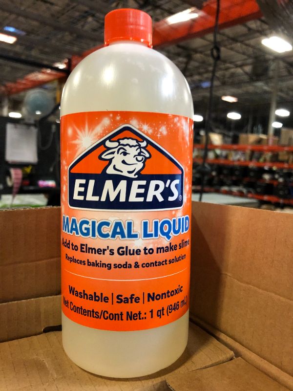 Photo 2 of Elmer's Slime Activator, Magical Liquid Slime Activator Solution, Great for Slime, 1 Quart
