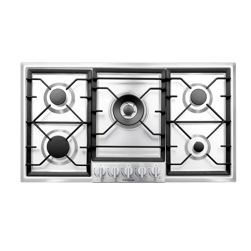 Photo 1 of Thermomate 36'' Stainless Steel Gas 5 Burners Cooktop with Dual Size Power Burner (Part number: GHSS915)
