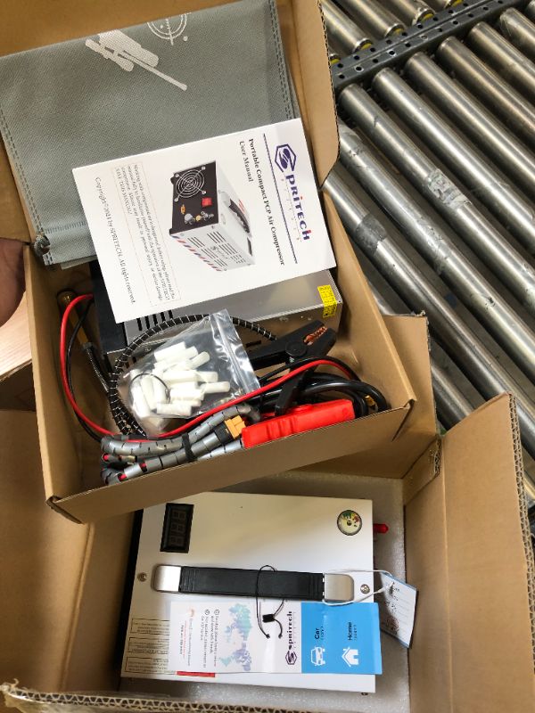 Photo 1 of Spritech PCP Air Compressor,Built-in Power Converter,Portable 4500Psi/30Mpa,Water/Oil-Free,PCP Rifle/Pistol and Paintball Tank Air Pump, Powered by 12V Car DC or Home 110V AC with Oil-Moisture Filter