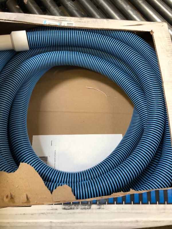 Photo 2 of 50 ft. x 1-1/2 in. Heavy Duty In-Ground Pool Vacuum Hose with Swivel Cuff
