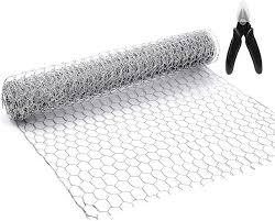 Photo 1 of Chicken Wire Net for Craft Projects,3 Sheets Lightweight Galvanized Hexagonal Wire 13.7 Inches x 40 Inches x 0.63 Inch Mesh,with 1 Mini Wire Cutting Pliers
