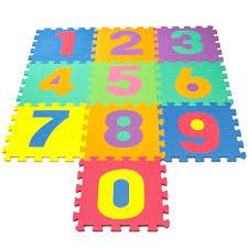 Photo 1 of Foam Floor Number Puzzle Mat